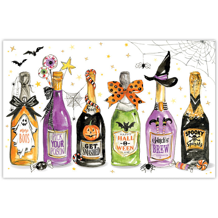 Halloween Bottles Placemats
