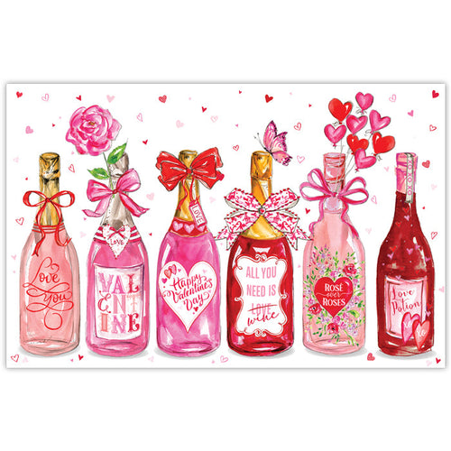 Valentine's Bottles Placemats
