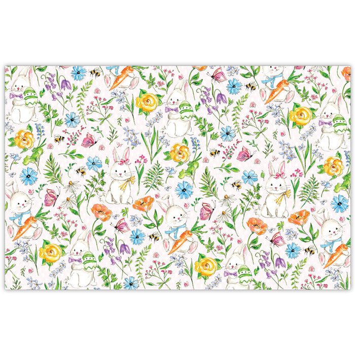 Pink Easter Organic Florals Placemats