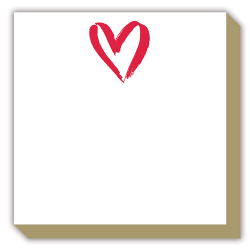 Red Heart Luxe Notepad