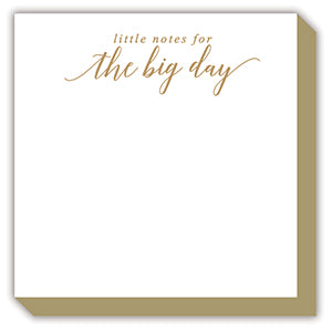 Little Notes for the Big Day Luxe Notepad