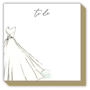 To Do Wedding Dress Luxe Notepad