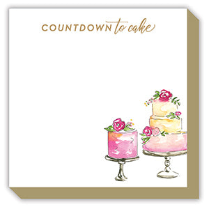 To Do Today Wedding Cakes Luxe Notepad