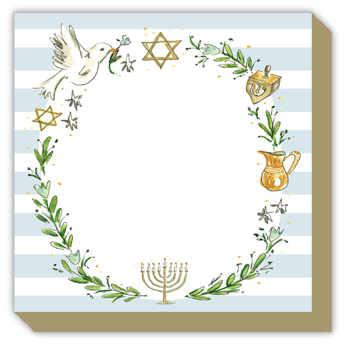 Handpainted Hanukkah Icons Luxe Pad
