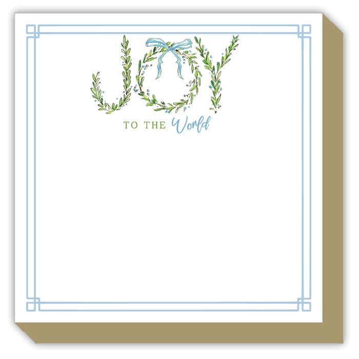 JOY To The World Luxe Notepad