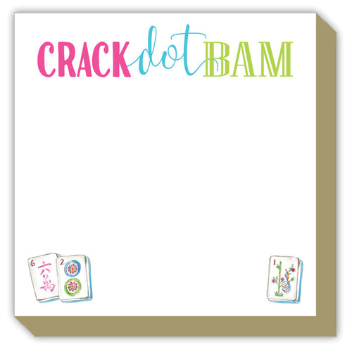 Crack Dot Bam Luxe Notepad