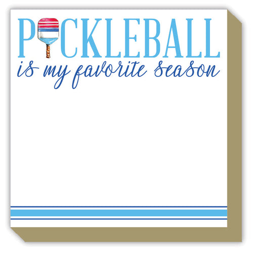 Pickleball Is My Favorite Season Luxe Notepad