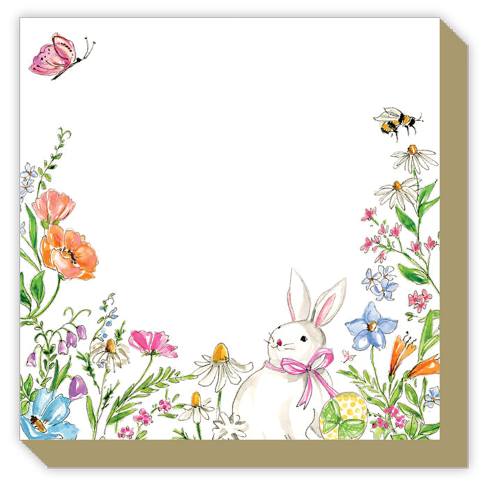 Pink Spring Bunnies Luxe Pad