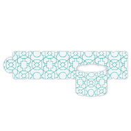 Turquoise Bamboo Trellis Napkin Ring