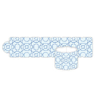 Blue Bamboo Trellis Napkin Ring