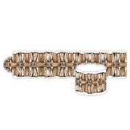 Brown Tassels Napkin Ring
