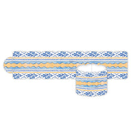 Blue Western Stripe Napkin Rings