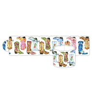 Watercolor Western Boots Napkin Ring