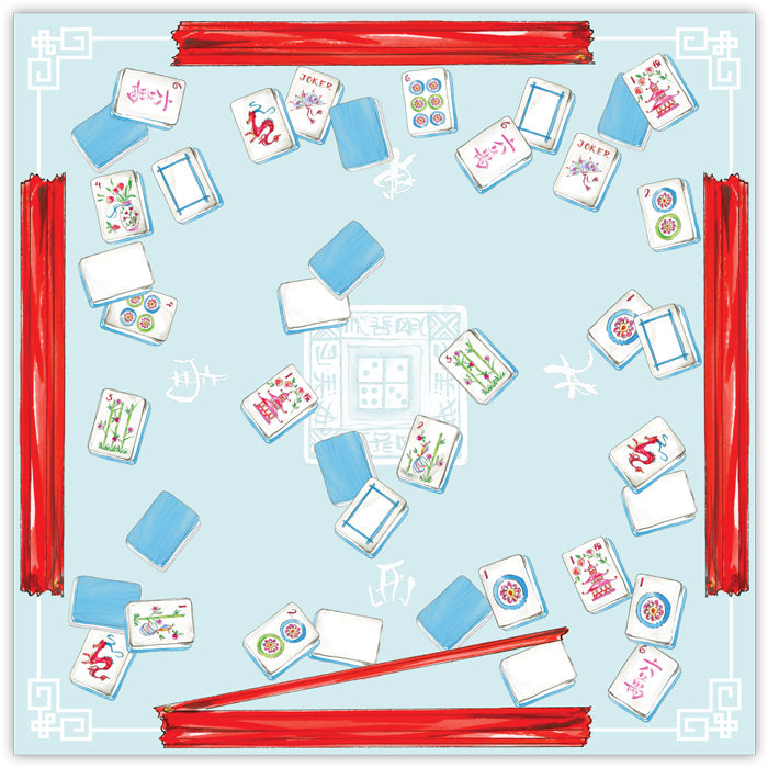 Mahjong Table Square Placemats