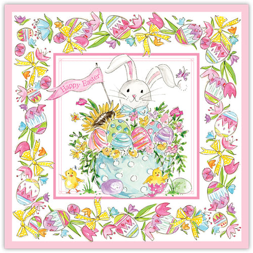 Easter Bunny & Eggs Square Placemats