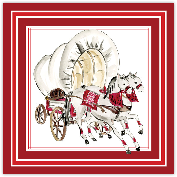 Horse & Wagon Square Placemats