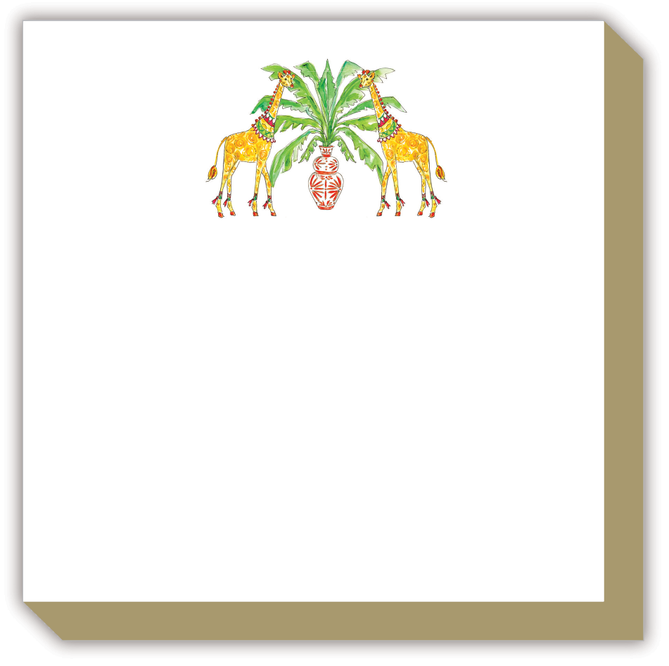Animal Duo Giraffe Luxe Notepad
