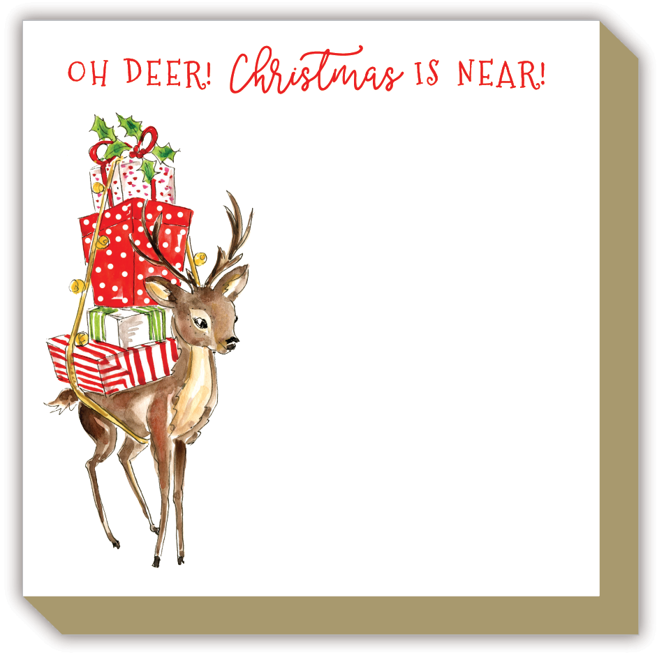 Oh Deer Christmas is Near Luxe Pad