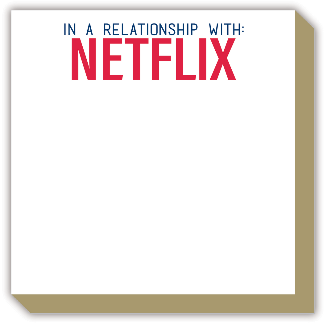 In A Relationship with: Netflix Luxe Notepad