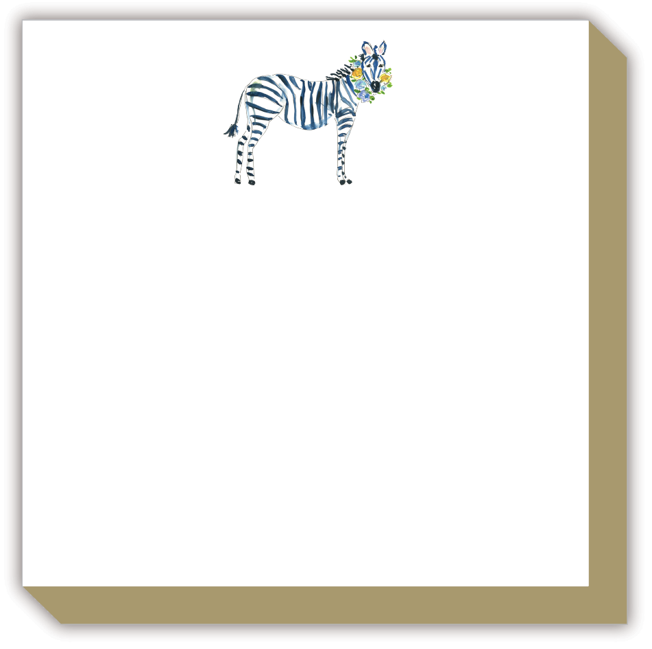 Zebra Luxe Notepad