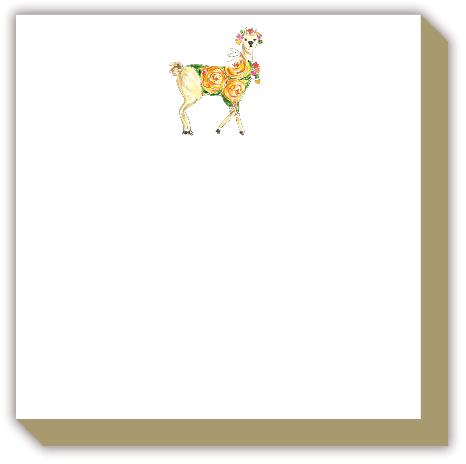Llama Luxe Notepad