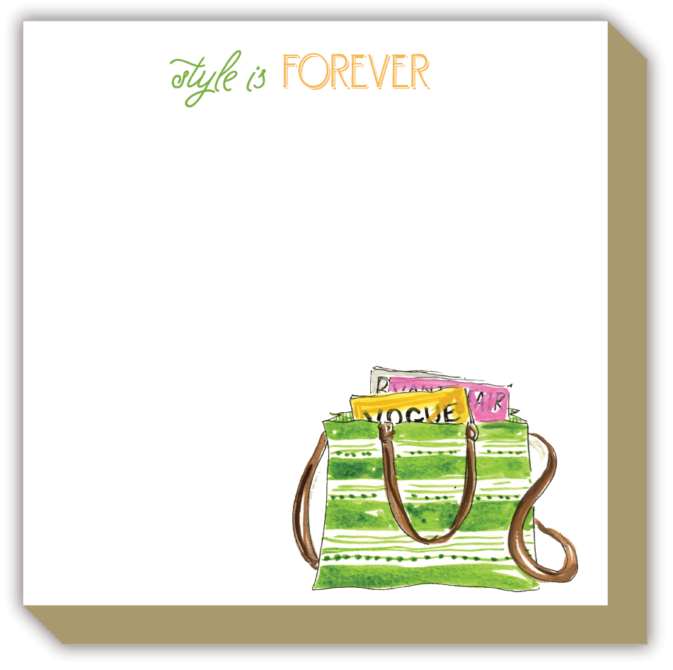Style Is Forever Fashionista Luxe Notepad