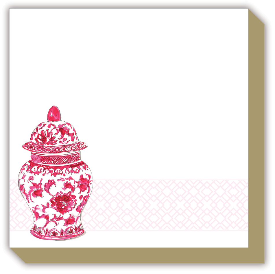Pink Urn Luxe Notepad