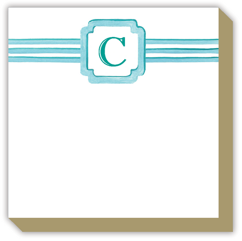 Lattice Monogram C Luxe Notepad
