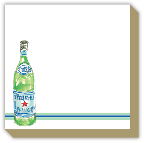 Pelligrino Bottle Luxe Notepad