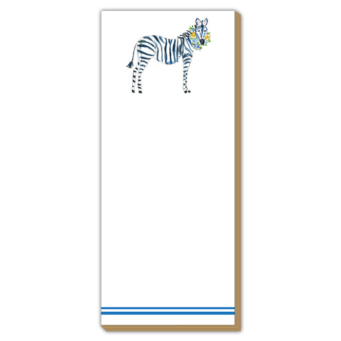 Zebra Luxe Skinny List Pad