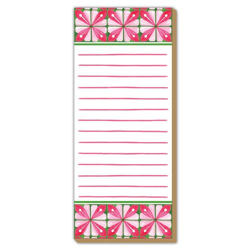 Pink and Green Tile Luxe Skinny Pad