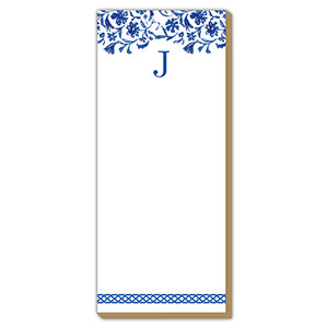 Blue and White Monogram J Luxe Skinny Pad