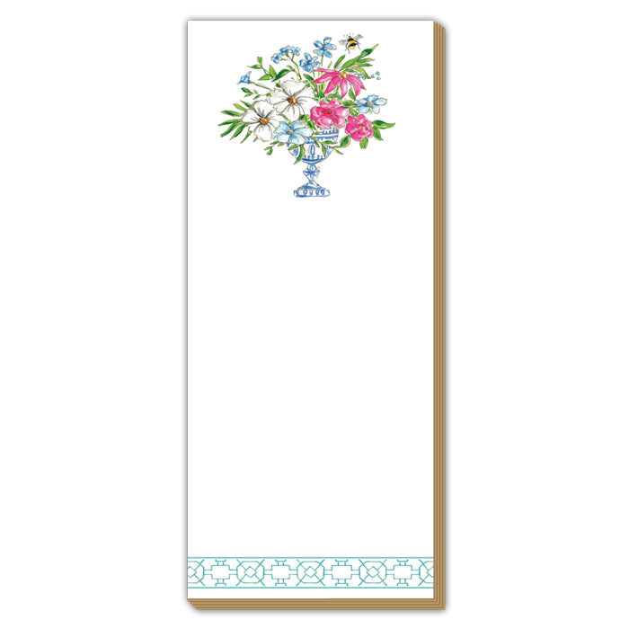 Turquoise Wonderland Floral Arrangement Luxe Skinny Pad