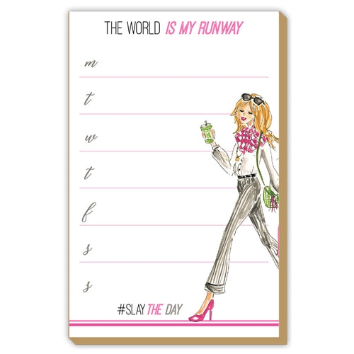 The World Is My Runway Fashionista Luxe Large Pad