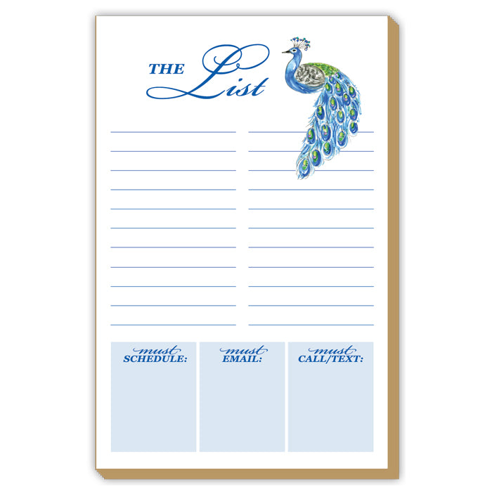 Peacock The List Luxe Large Pad