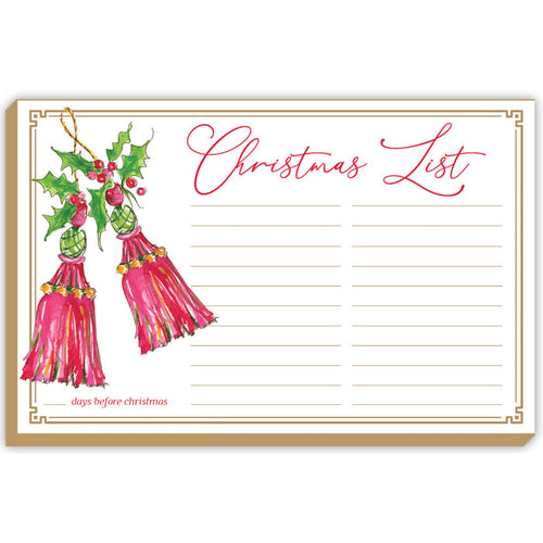 Holiday Tassels Luxe Large Pad