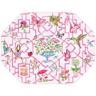 Pink Wonderland Trellis Posh Die-Cut Placemats