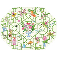 Green Wonderland Trellis Posh Die-Cut Placemats