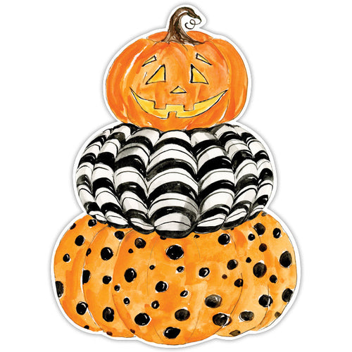 Halloween Pumpkin Stack Posh Die-Cut Placemats