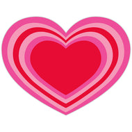 Heart Rings Posh Die-Cut Placemat