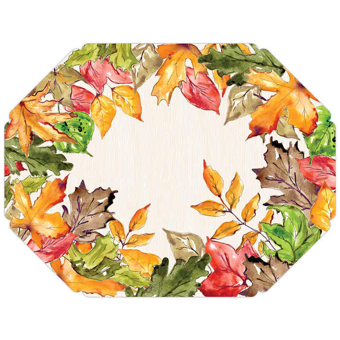 Fall Leaves Posh Die-Cut Placemats