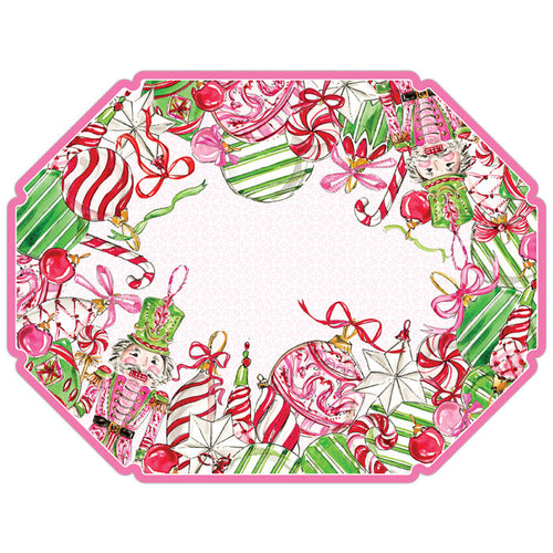 Pink Peppermint Posh Die-Cut Placemat