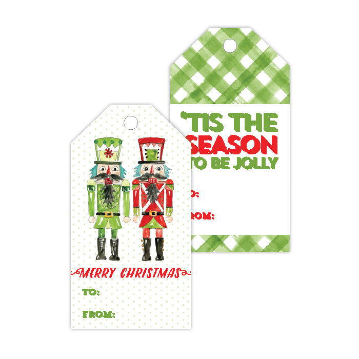 Tis the Season Nutcracker Gift Tags