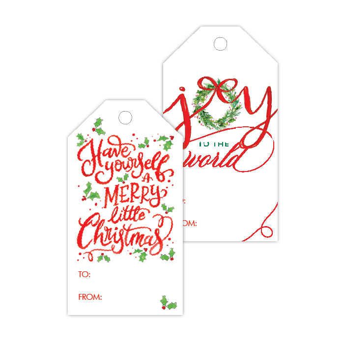 Joy Have Yourself A Merry Gift Tags