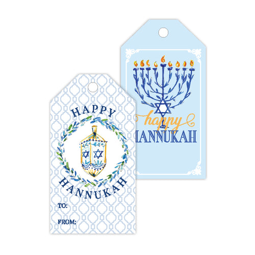 Happy Hannukah Gift Tags