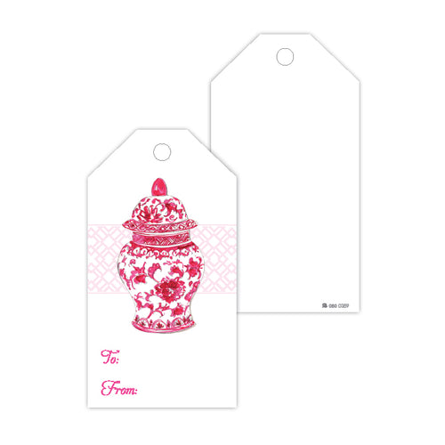 Pink Urn Gift Tags