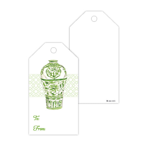 Green Urn Gift Tags