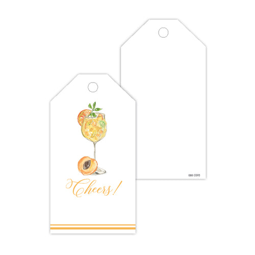 Cheers Cocktail Gift Tags