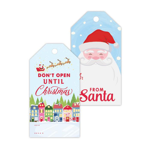 Don't Open Until Christmas/From Santa Gift Tags