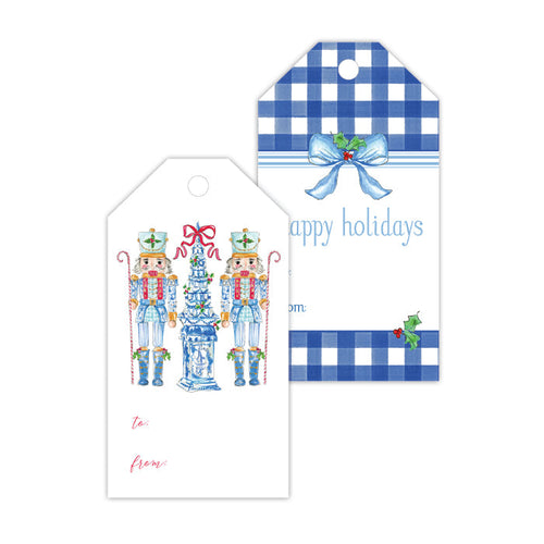 Chinoiserie Nutcrackers Gift Tags